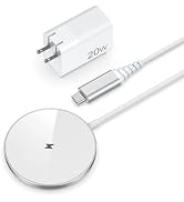 Magnetic Wireless Charger - NANAMI Fast Wireless Charging Pad for MagSafe Charger iPhone 15/14/13...