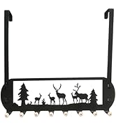 YuaFnYioChra Forest Deer Over-the-Door Hook