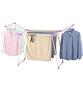 YUBELLES Clothes Drying Rack, Gullwing Laundry Rack, Collapsible, Space-Saving Laundry Rack, with...