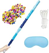 PCFING 30 Inch Piñata Stick Kit Blue Very Sturdy Will Not Break, Suitable for Kids Adults Can Hav...