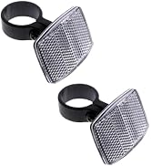 2Pcs Bike Reflectors and Safety Light Set - High-Intensity Prismatic Reflective Strips with Seatp...
