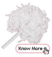 white confetti wands