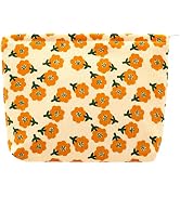 PAZIMIIK Makeup Bags for Purse Zipper Cosmetic Pouch Large Travel Canvas Make Up Organizer Tool P...
