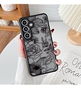 XIZYO for Samsung Galaxy S25 Plus Case, Floral Rose Cute Phone Case for Women Girls Aesthetic Pat...