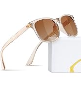 FEIDUSUN Polarized Sunglasses for Women and Men Classic Trendy Sun Glasses with UV Protection