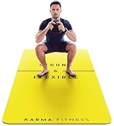 Large Yoga Mat – Extra Thick 10mm Workout Mat (72"x32") – Non Slip TPE Exercise Mat for Women & M...