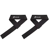 Prosource Fit Pair of Weight Lifting Straps for Men and Women, Adjustable Cotton Straps for Impro...