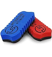 Dry Erase Eraser Magnetic Whiteboard Eraser 2 Pack White Board Erasers, Dry Eraser for Whiteboard...