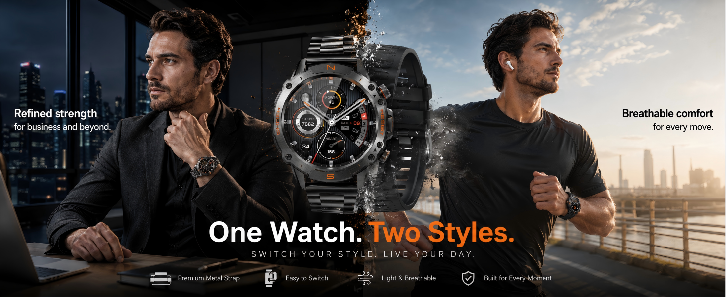 rugged smartwatch formen