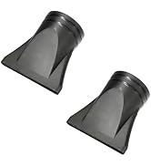 2Pcs Black Hot Professional Salon Hairdressing Tool Hair Dryer Nozzle Wide Design Useful Convenie...
