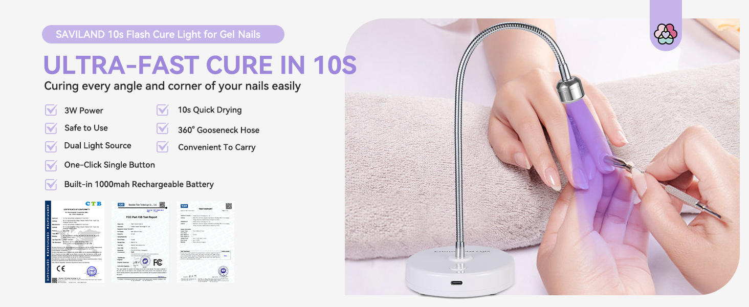 gel uv light for nails