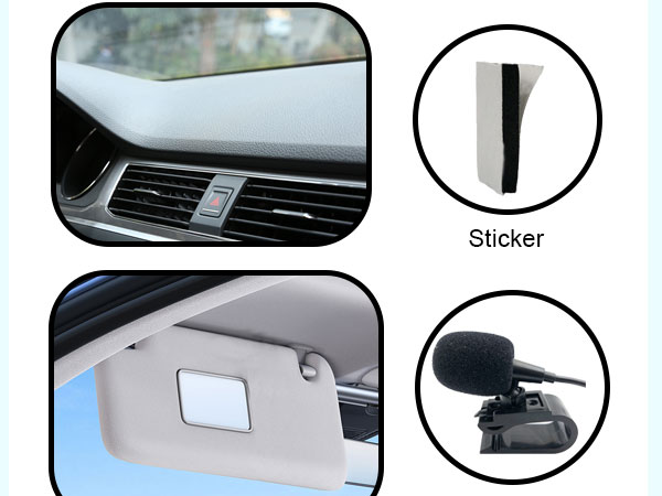 2.5mm External Car Microphone for Pioneer