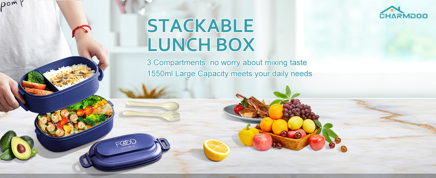 blue bento box