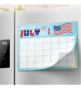 SUNEE Magnetic Calendar for Refrigerator 2026-2027 from July 2026 to March 2028, Fridge Calendar ...