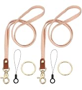 PATIKIL Stretchy Lanyards, Retractable Neck Lanyards with Lobster Clasp Elastic Long Keychain Hol...