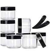 100 Pieces Cream Jars with Lids and Makeup Spoon 20 Grams Empty Jars Cosmetic Containers Lip Scru...