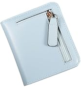 XZVXZV Small Wallet Women RFID Blocking Leather Bifold Compact Card Holder Wallet for Women With ...