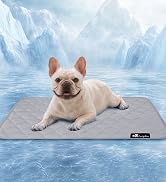 Luciphia Waterproof Cooling Blanket for Dogs Couch Cover Q-MAX>0.5, Leakproof Pet Mat Non-Slip fo...