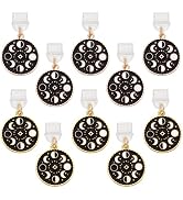 OLYCRAFT 10Pcs Black Type C Anti Dust Plugs 1.3 Inch Long Mobile Dustproof Plugs with Moon Phase ...