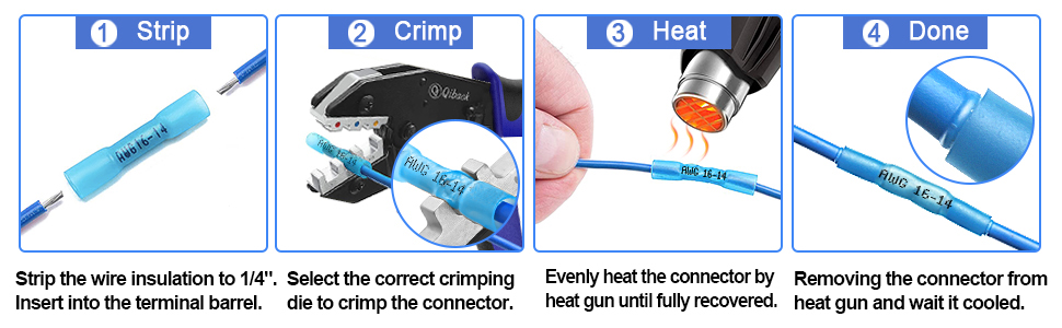 heat shrink butt connectors