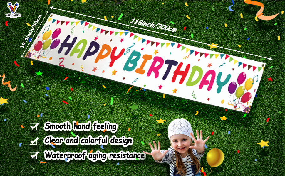 Happy birthday banner