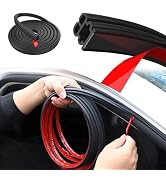 Upgraded Car Door Seal Strip,Thickened Rubber Car Weather Stripping,Soundproof & Waterproof Auto ...