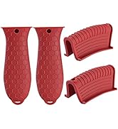 4 pcs Trumoter potholders, Silicone Assist Pan Holder for Cast Iron Skillets and Traditional Pots...