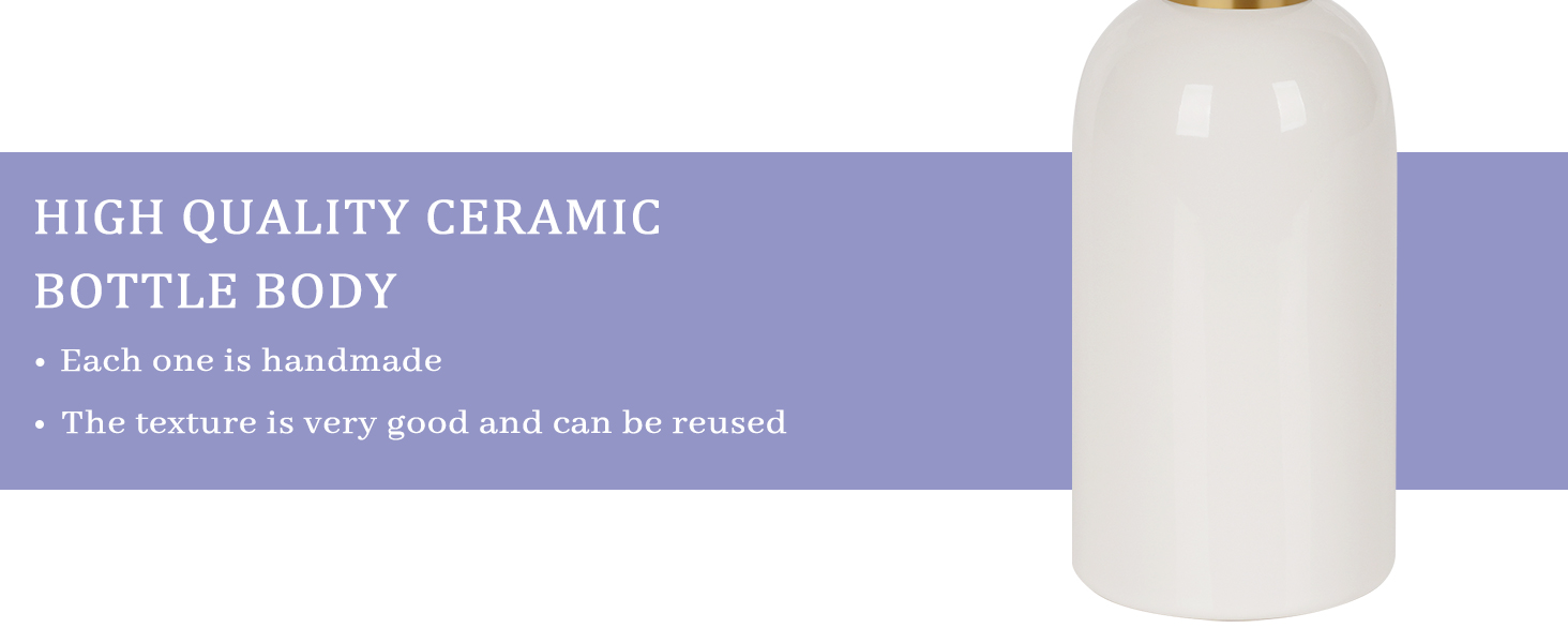 Ceramic Soap Pump Dispenser