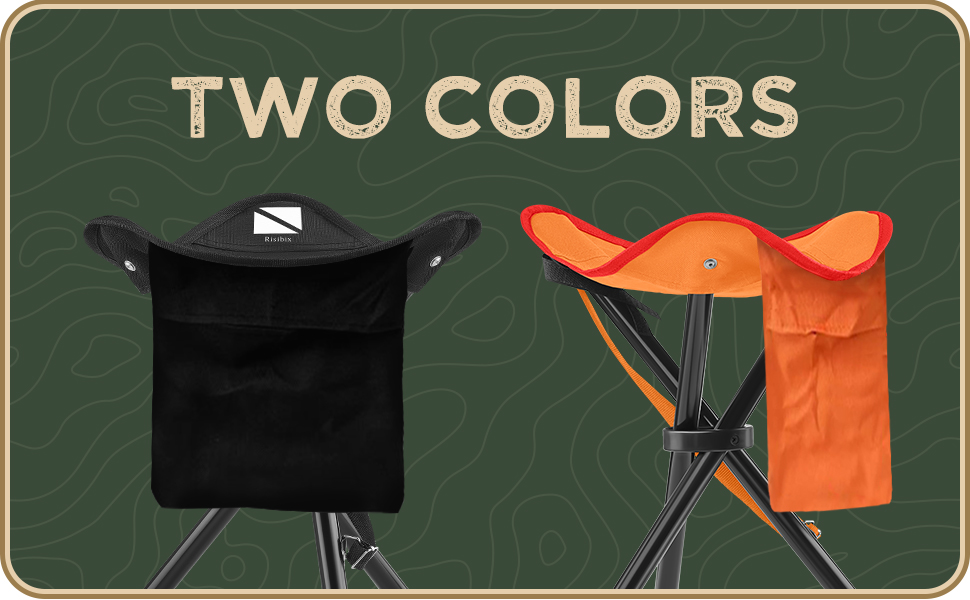 folding 3 leg stool collection of seven stools in different colors arranged in circle