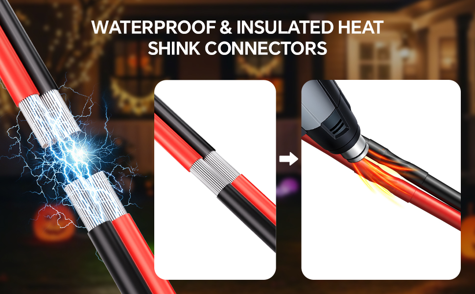 18/20/22 Gauge Electrical Wire with Heat Shrink Tubing