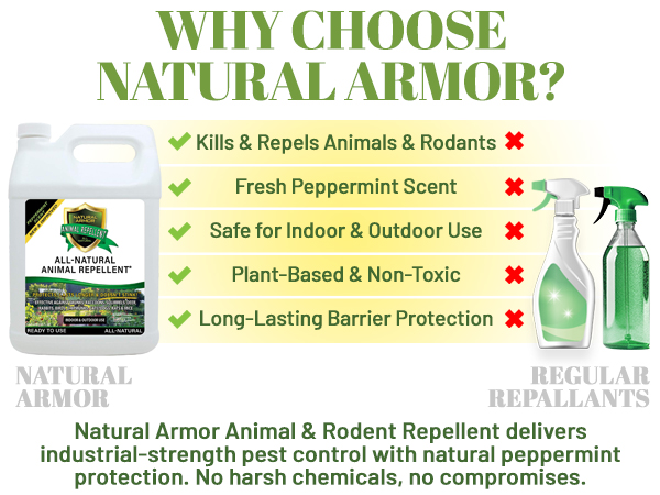 natural peppermint animal repellent spray