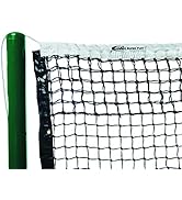 GAMMA Super Tuff Tennis Net – 3.5mm Braided Polyethylene, Double Top Rows, Heavy-Duty Polyester o...