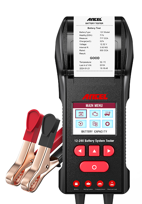 BST600 Battery Tester with Printer