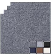 Emaraxy Peel and Stick Carpet Floor Tiles 12x12 Inch, 30 Pack Tile Carpet Squares, 4.5mm Thick Se...