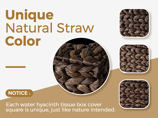 wicker tissue box cover