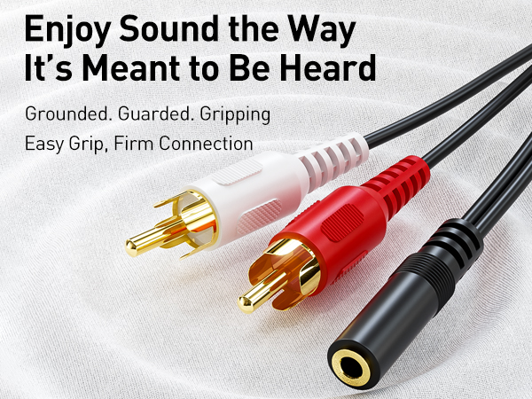 Connect your phone to a car stereo or TV to speakers. Enjoy clear, lossless sound anywhere