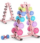 TomCare 6-Tier|5-Tier|4-Tier Dumbbell Rack Stand Only, Weight Rack for Home Gym Storage Stand for...