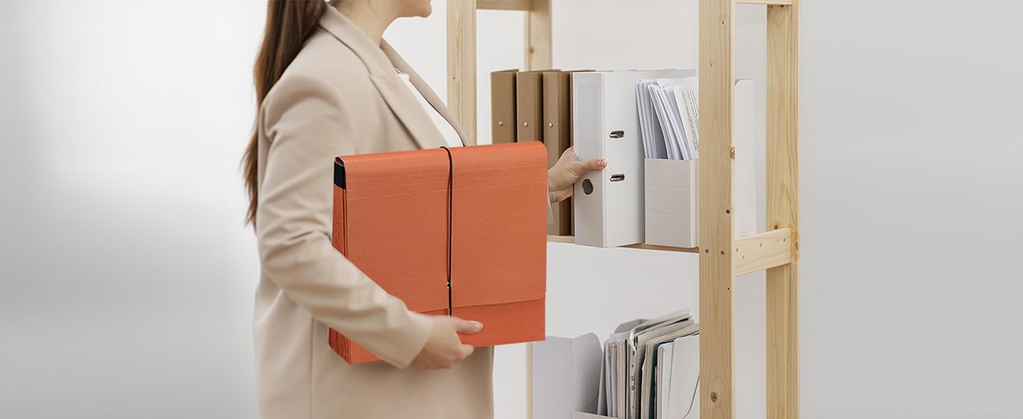 21 Pockets Accordion File Organizer