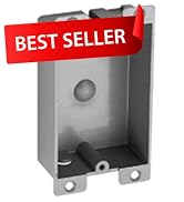 grey pvc 8 cubic inch shallow electrical box best seller