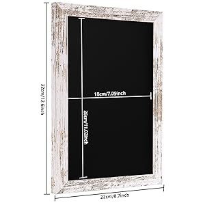 Chalkboard Black Board Magnetic surface Chalkboard Wood Frame Chalkboard