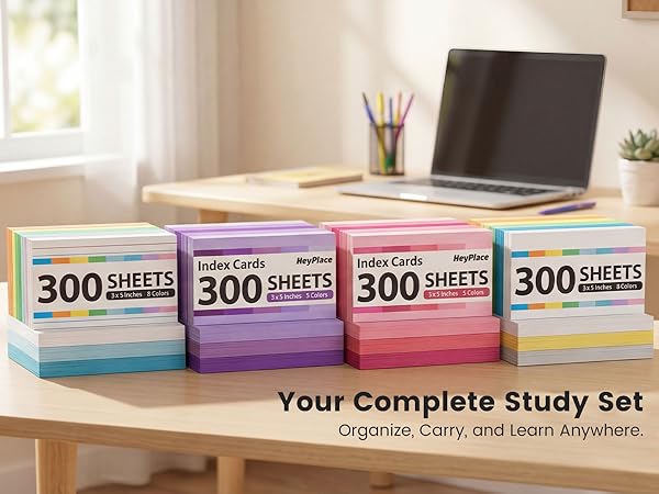 Colored Index Cards