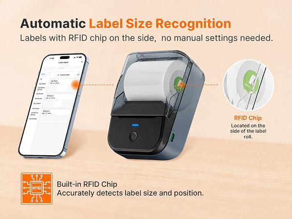 label maker machine with tape label printer thermal printer sticker printer thermal label printer