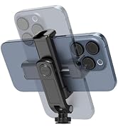 Rugvis Universal Cold Shoe Phone Holder for SLR Cameras – Perfect for Vlogging, Video Shooting, C...