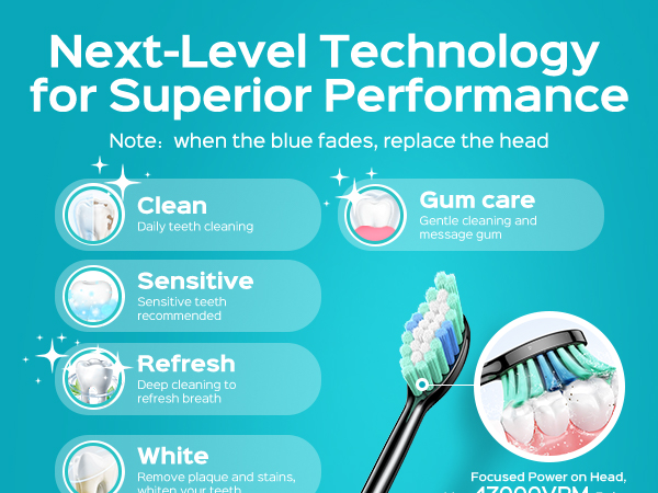Electric Sonic Ultrasonic Toothbrush Adults Kids Cepillo de dientes ultrasónico eléctrico sónico