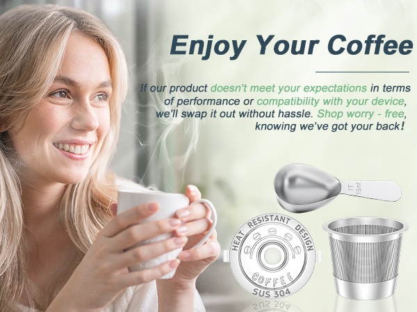 stainless steel coffee pod