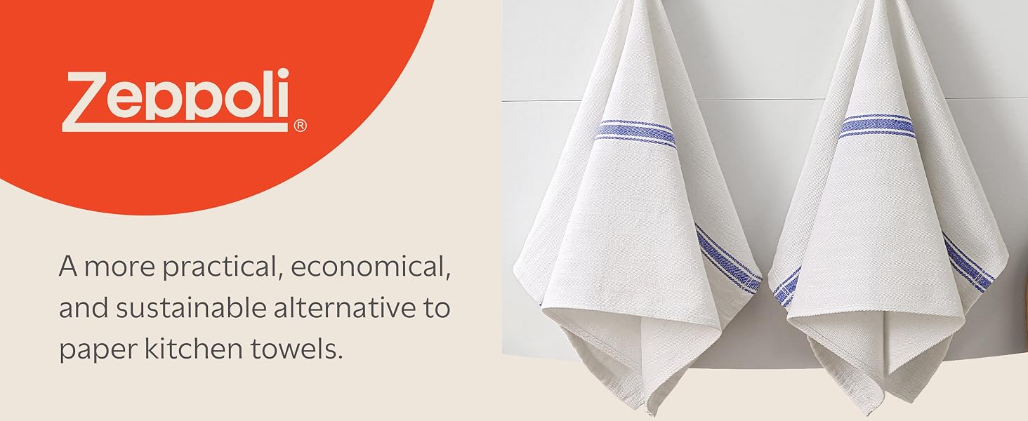 Zeppoli cotton kitchen towels