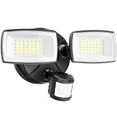 Onforu Battery Powered Motion Sensor Outdoor Lights, Security Floodlight