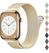 BELONGME Mesh Metal Loop Compatible with Apple Watch Band 40mm 41mm 38mm 44mm 45mm 49mm Series Ul...