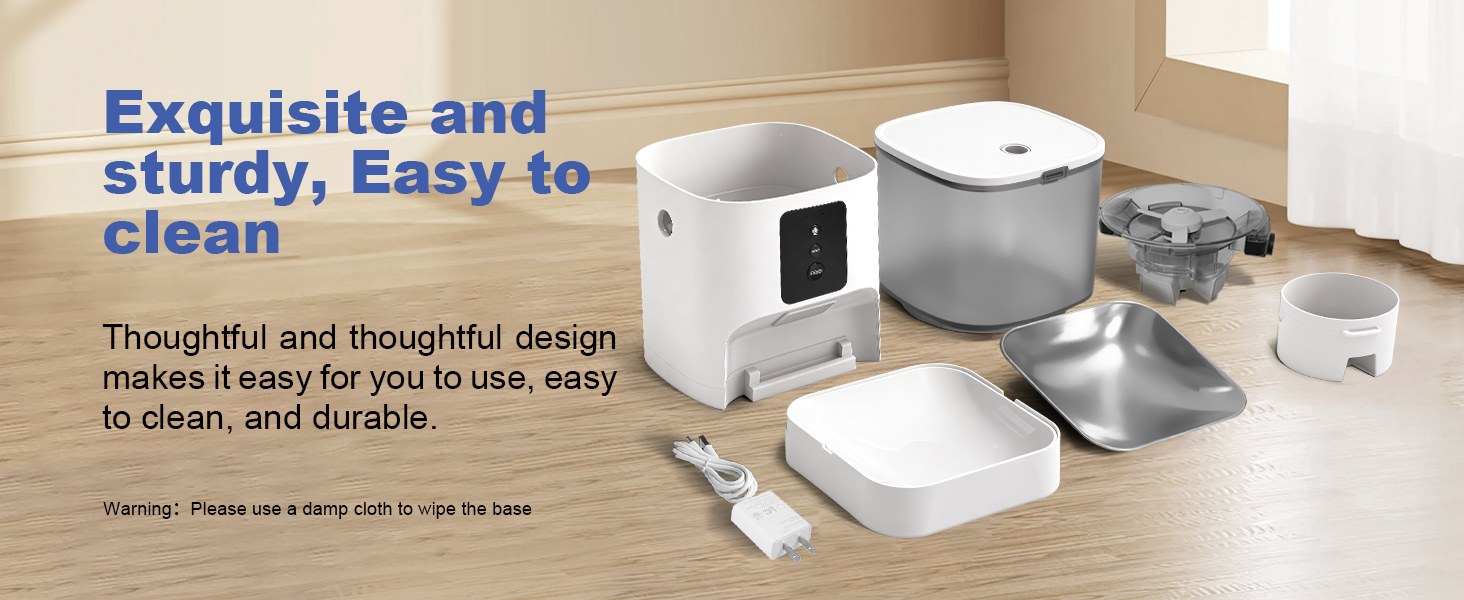automatic cat feeder , exquisite and sturdy, easy to clean