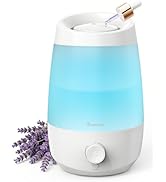 BREEZOME 2.5L Top Fill Humidifiers for Bedroom, 250ml/h Mist Output, 25hrs Humidifiers for Home, ...